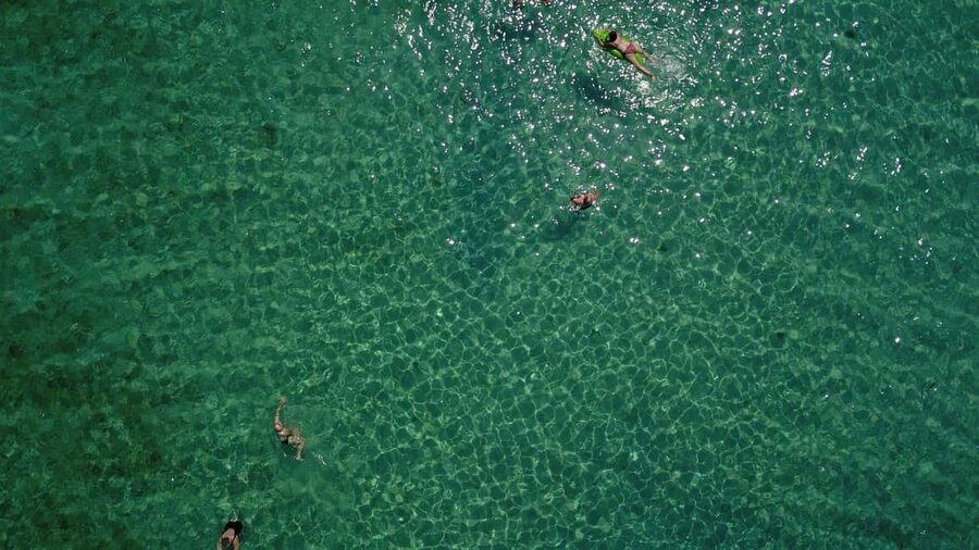 From Thessaloniki: Halkidiki Blue Lagoon Cruise with Lunch - Ammouliani village and the first island stop