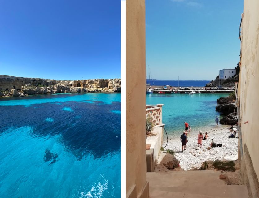From Trapani: Favignana and Levanzo Mini Cruise with Lunch - The schedule works best for first-time island visitors