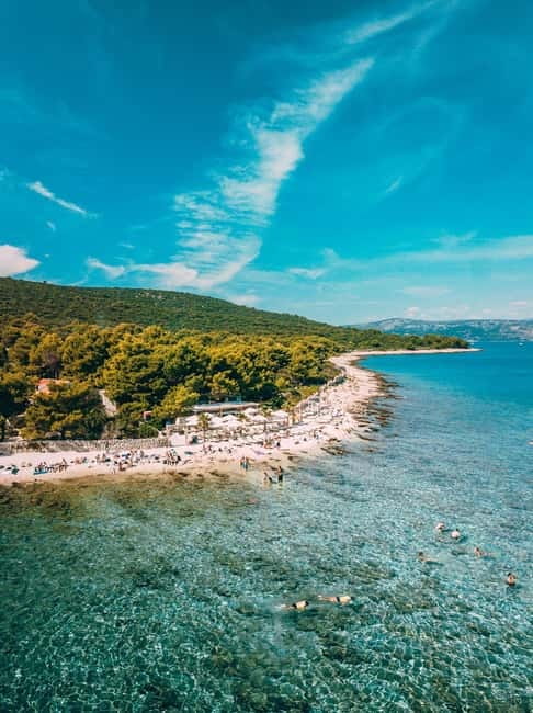 From Trogir: Blue Lagoon & Šolta Cruise with Lunch & Drinks - Meeting Solo beside the Čiovo Bridge