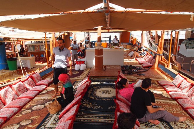 Full-Day Mussandam Cruise with Lunch Dibba - Swimming and snorkeling in a sheltered bay