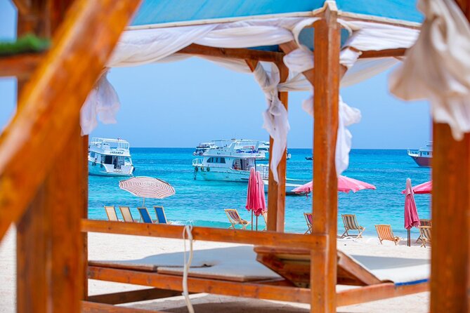 Full-day Nemo Island Snorkeling Sea Cruise With lunch- Hurghada - Leaving Hurghada by boat