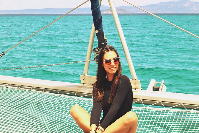 Full Day Santorini Catamaran Private Cruise with meal and transfer - Palea Kameni and Nea Kameni: Santorini’s volcanic heart