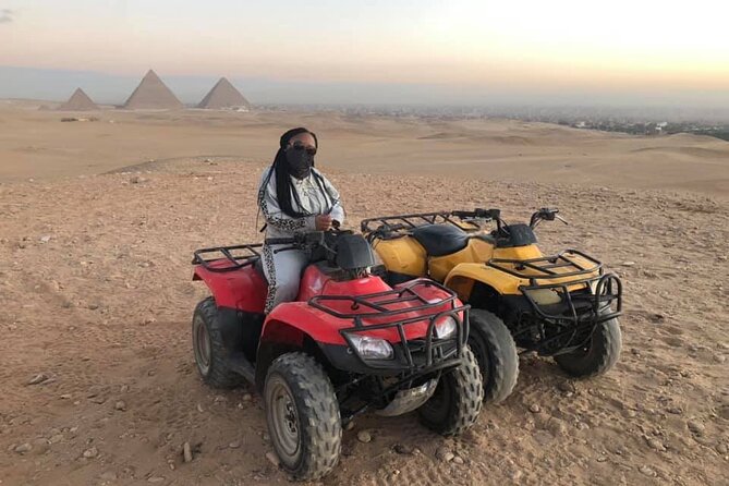 Giza pyramid, Sphinx, ATV,Lunch, Camel , Dinner cruise& shopping - Starting at the Pyramids of Giza