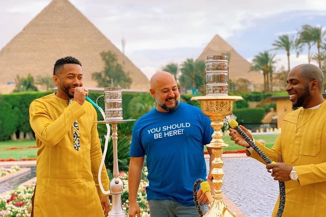 Giza Pyramids, Sphinx, camel, Atv, dinner cruise, shopping - The high Giza viewpoint and nine pyramids