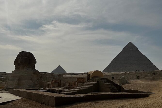 Giza Pyramids,Sphinx,Camel Ride,ATV Bike,Shopping, Dinner cruise - Meeting the Great Sphinx