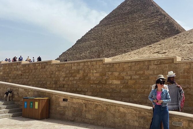 Giza Pyramids,Sphinx,Camel Ride,ATV Bike,Shopping, Dinner cruiseI - The Giza Plateau viewpoint and the Great Sphinx