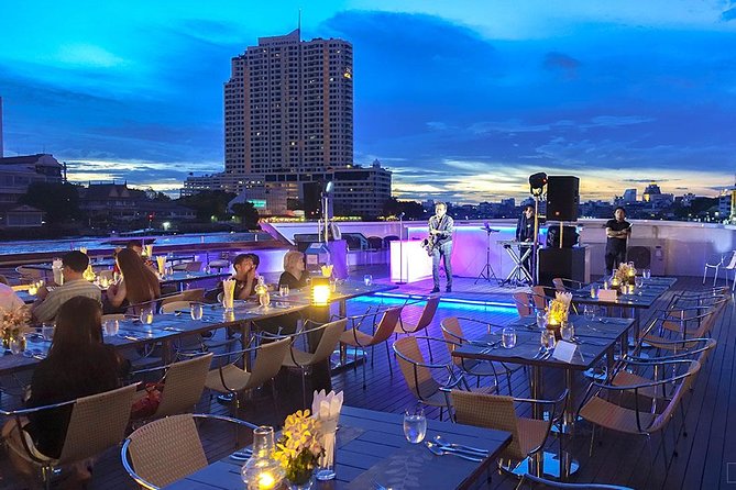 Grand Pearl Dinner Cruise along Chao Phraya River with Pickup - Returning toward Taksin Bridge