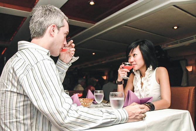 Grand Pearl Dinner Cruise: Dining & Live Performances - Wat Arun, the Grand Palace, and the Rama 8 Bridge