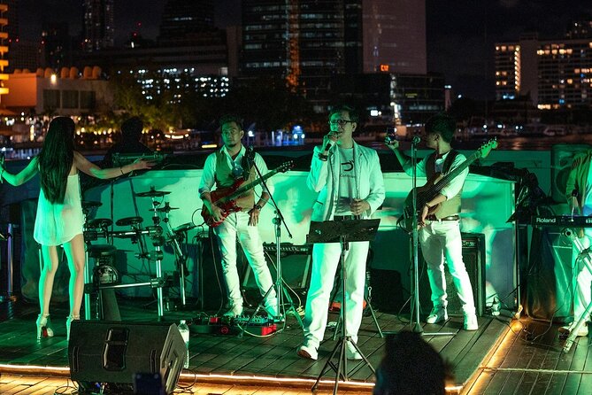 Grand Pearl Dinner Cruise Experience at Bangkok with Pickup - Live music and Thai classical dance