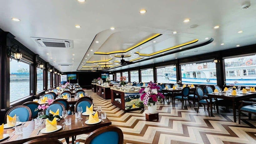 Hanoi: Ha Long Bay Day Trip - Luxury Cruise & Buffet Lunch - Buffet lunch among limestone islands