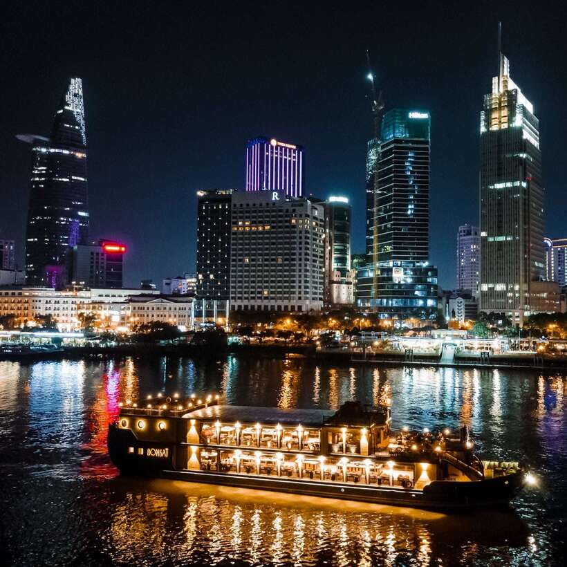 HCM: Saigon River Dinner Cruise - Boarding at Bach Dang harbor