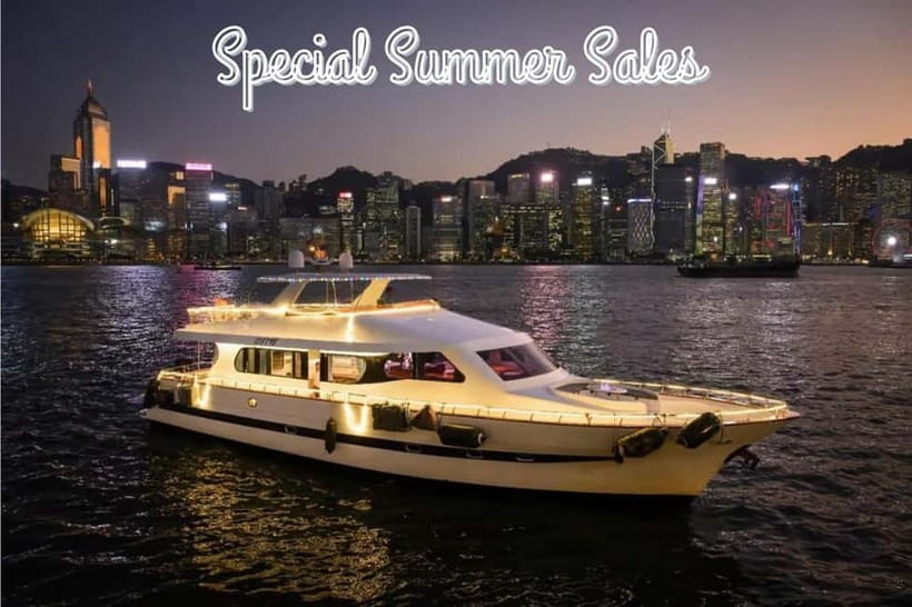 Hong Kong: Victoria Harbour Evening Cruise with Drinks - Boarding a comfortable evening yacht
