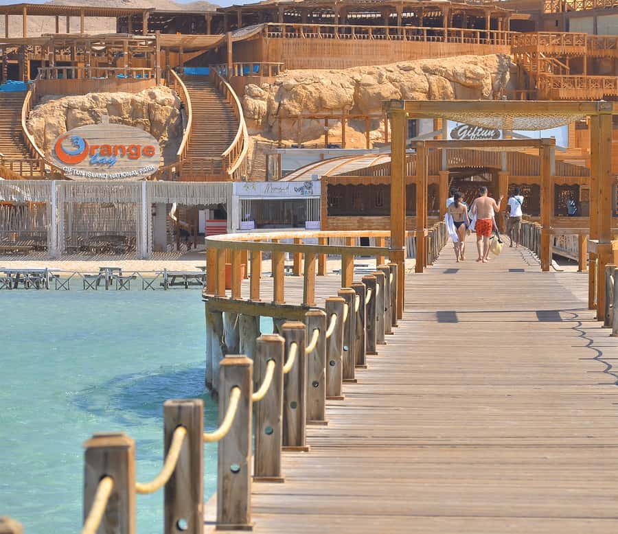 Hurghada: Premium Orange Island Cruise with Lunch & Transfer - What $35 really covers