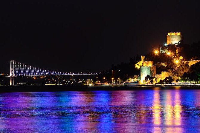 Istanbul Bosphorus Dinner Cruise and Turkish Night Show with DJ - Three Bridges, Three Different Night Views