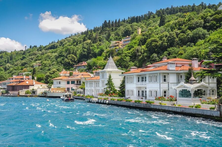Istanbul: Bosphorus Dinner Cruise with Private Table & Show - The European shore: palaces, towers, and mosques