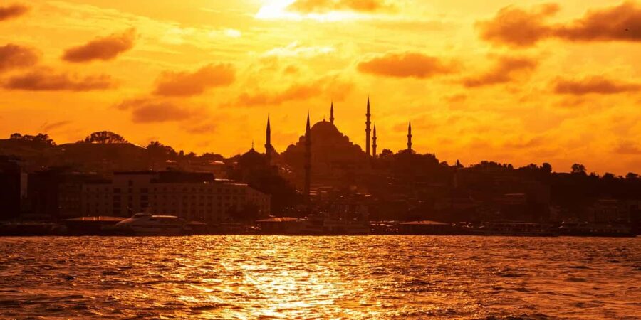 Istanbul: Bosphorus Lunch Cruise with Guide & Drinks - Soup, salad, chicken, and unlimited soft drinks