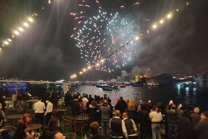 Istanbul Bosphorus New Year's Eve Dinner Cruise Party in Istanbul - Dolmabahçe Palace from the water