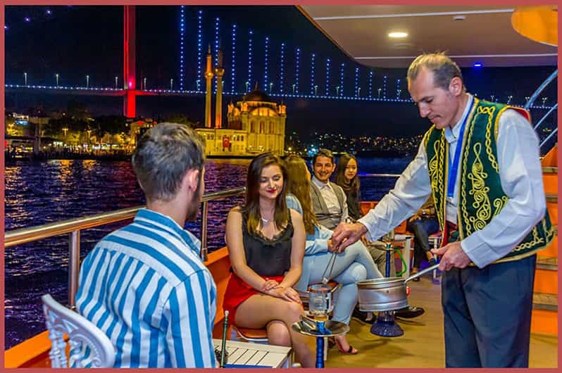 Istanbul: Bosphorus Night Dinner Cruise with Private Table - Pickup, timing, and the first part of the night