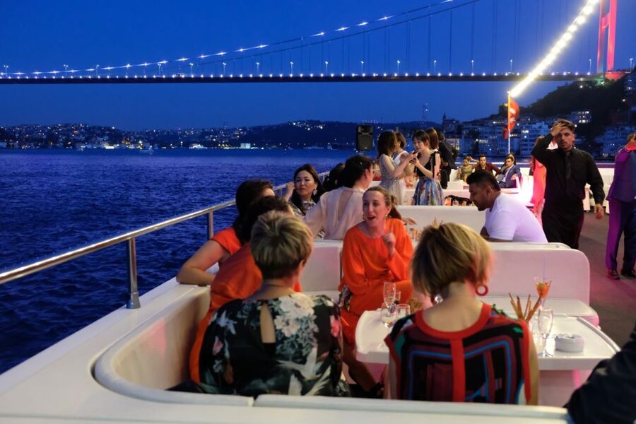 Istanbul: Bosphorus Sunset Cruise with Dinner - Galata Bridge, Tower, and the Golden Horn