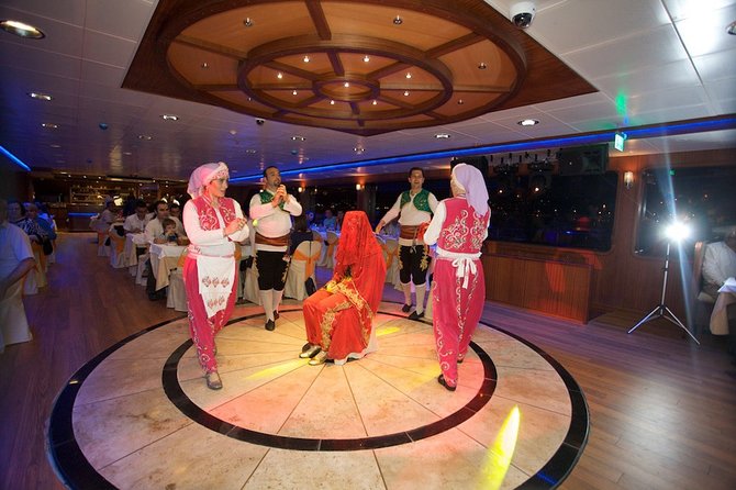 Istanbul Dinner Cruise with Dinner & Entertaintment Private Tables - A Bosphorus evening built around the view