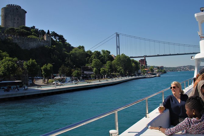 Istanbul Lunch Cruise on Bosphorus and Black Sea - Leaving Beyoğlu and passing Dolmabahçe Palace