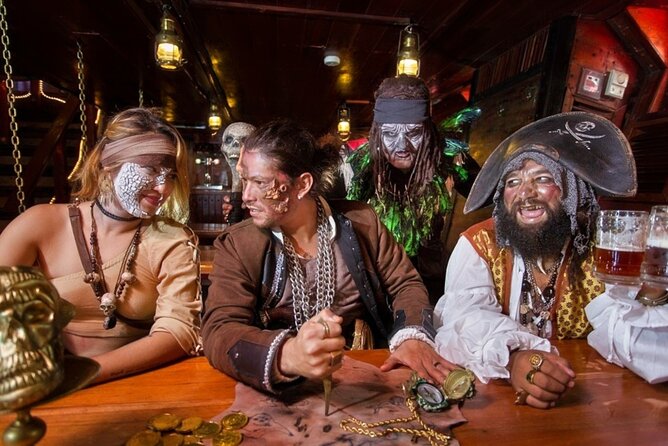 Jolly Roger Pirate Show and Dinner Cruise with Open Bar - Early evening games, music, and contests