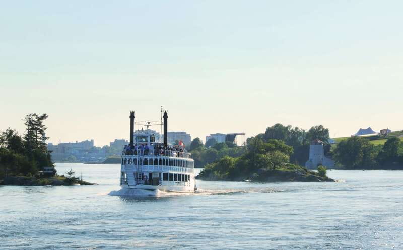 Kingston: Brunch Cruise of Thousand Islands - Settling aboard the triple-decked Island Queen