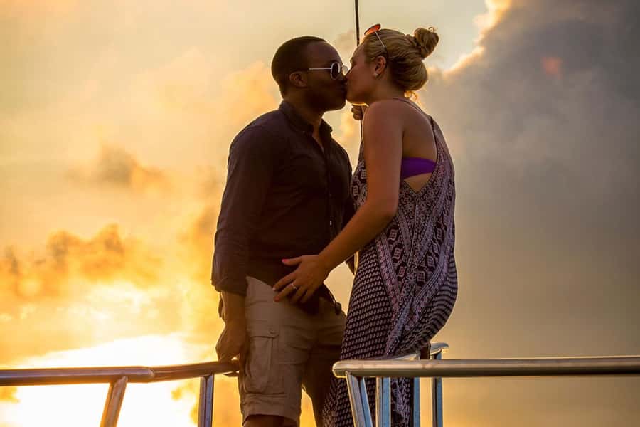 Koh Samui: Red Baron Romantic Sunset Dinner Cruise - Hotel pickup and the ride to Petcherat Marina