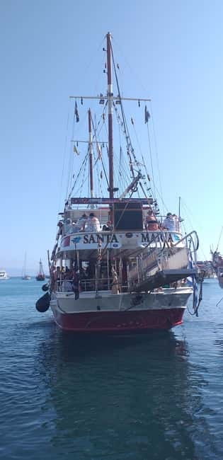 Kos: 3-Island Cruise with Lunch, Swimming and Audio Guide - Swimming from the boat near Platy