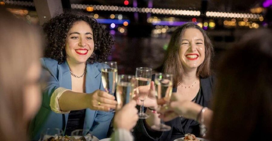 London: Festive New Year’s Eve 4-Course Dinner Cruise - Tower Pier and the first toast