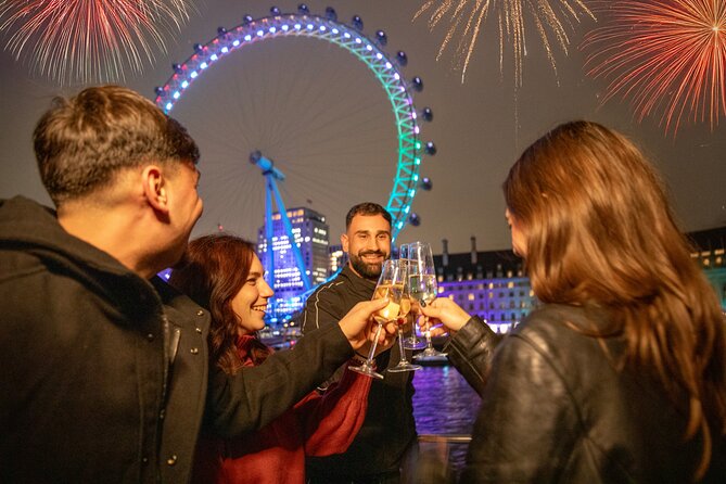 London New Year's Eve Dinner Cruise - The opening views near the London Eye