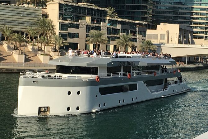 Luxury 7 Star Mega Yacht Dinner Cruise With international Buffet - The lower deck and upper deck serve different purposes