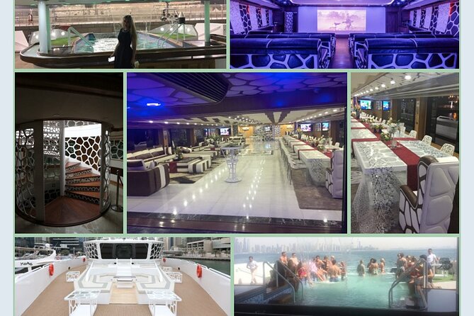 Luxury 7 Star Mega Yacht Dinner Cruise With international Buffet - Live shows, music, and a party mood