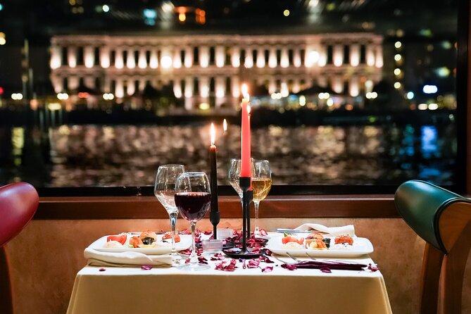 Luxury Bosphorus Dinner Cruise with Show & Hotel Pickup - Dolmabahçe Palace and Çırağan Palace from the water