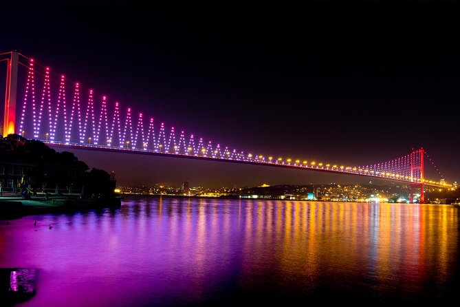 Luxury Bosphorus Dinner Cruise with Turkish Night Show - Welcome cocktail and the first Bosphorus views