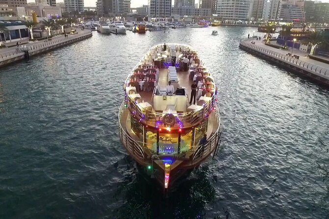 Luxury Dhow Dinner Cruise at Dubai Marina with Dinner & Transfers - Boarding at Dubai Marina