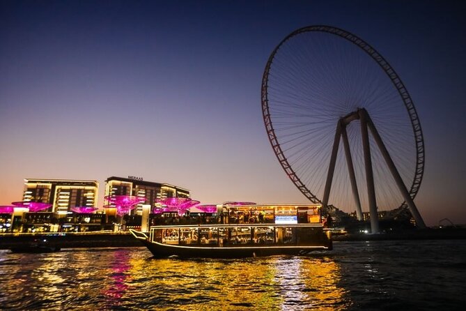 Luxury Dhow Dinner Cruise at Dubai Marina with Dinner & Transfers - Dinner service and tanoura dancing