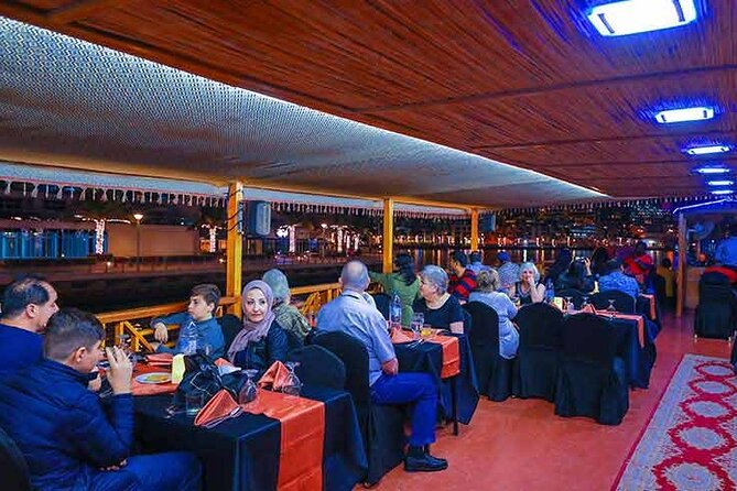 Luxury Dhow Dinner Cruise at Dubai Marina with Dinner & Transfers - Waterfront dining and the seven-restaurant stop