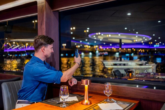 Luxury Dinner Cruise with Guide and Transfer (Opt. Executive Van) - The first bridges and riverside lights