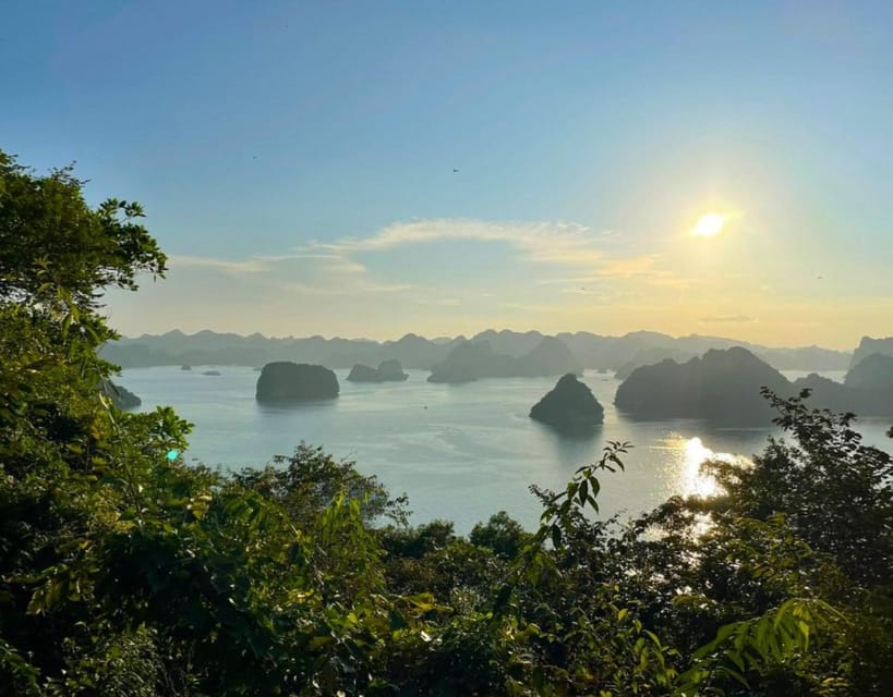 Luxury Ha Long Symphony Day Cruise With Lunch, Cave & Island - Returning with a sunset canape party