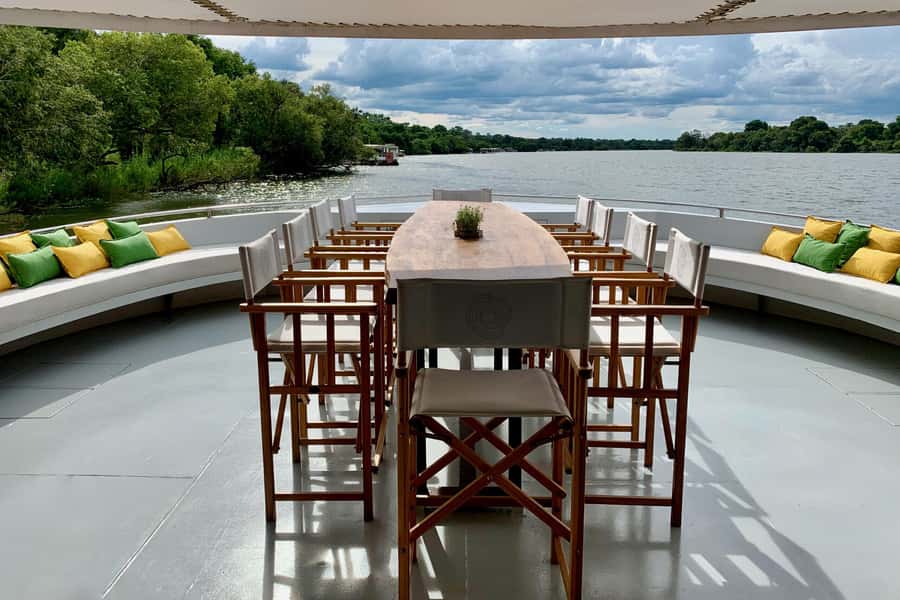 Luxury Sunset Dinner Cruise with 4-Course Meal - Four courses served on board
