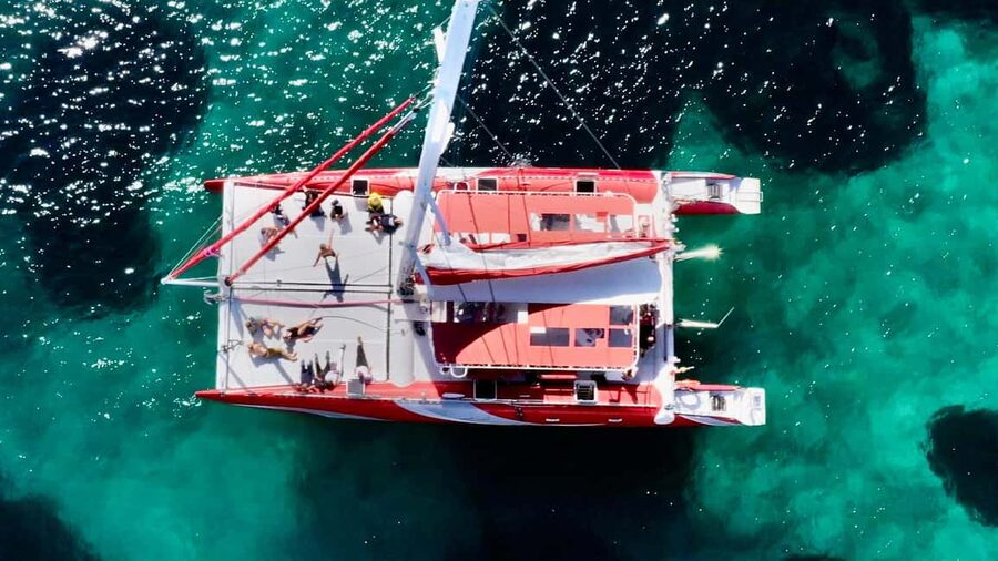 Marseille : Calanques Catamaran Cruise with Lunch & Wine - Riou Island, the first major stop