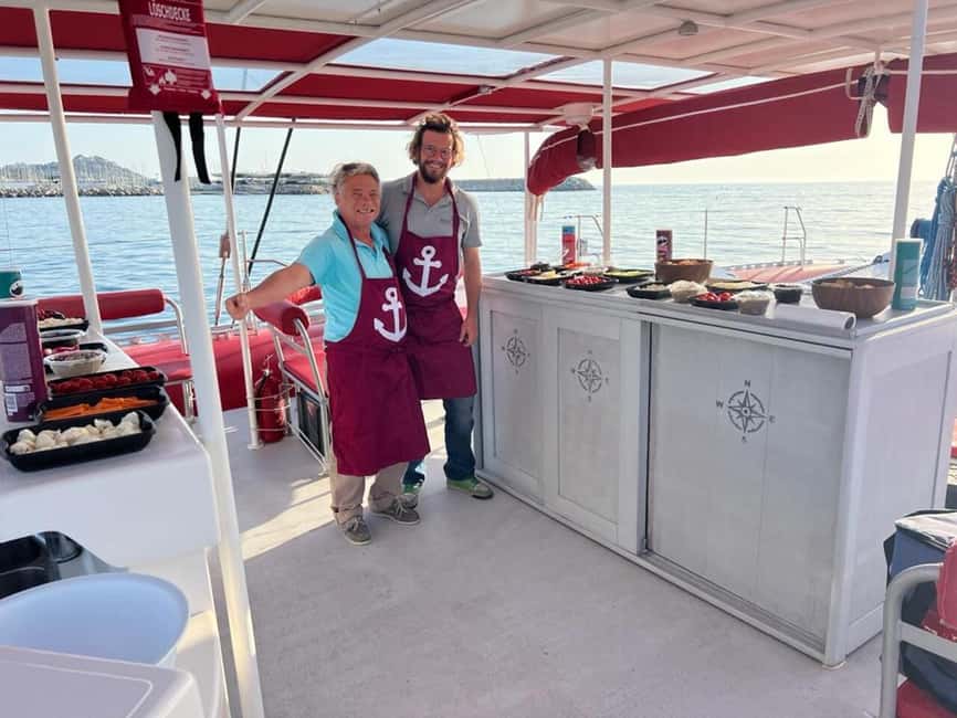 Marseille : Calanques Catamaran Cruise with Lunch & Wine - Leaving from Port de la Pointe Rouge