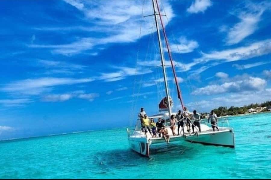 Mauritius: Ile Aux Cerfs Catamaran Cruise with Lunch - The Grand River South-East Waterfalls stop