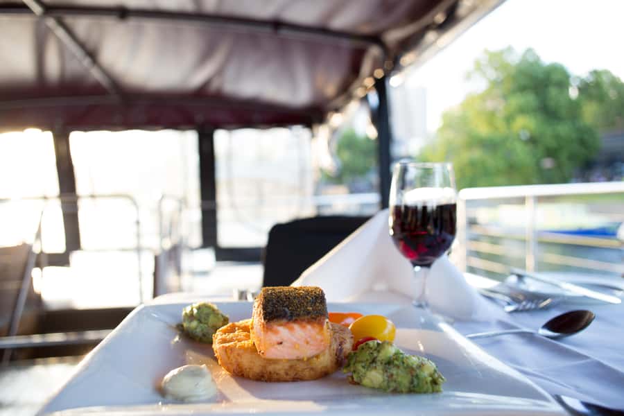 Melbourne: Spirit Of Melbourne Yarra River Lunch Cruise - What the three-course lunch includes