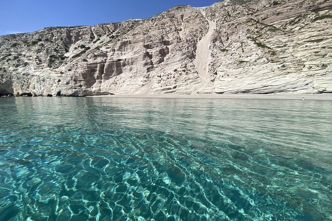 Milos and Polyaigos Full Day Cruise with Meals and Snorkelling - Kleftiko: caves, white rock, and the best swim