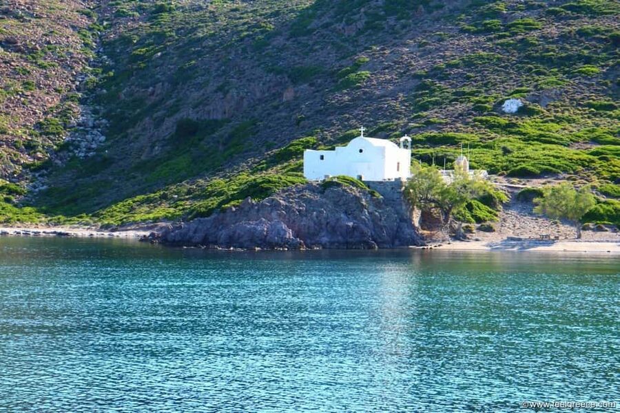 Milos: Kleftiko Semi Private Sailing Cruise with Lunch - Sykia is a cave with an open roof