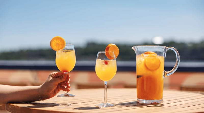 Montréal: Weekend River Brunch Cruise - Olympic Park and the farther shoreline