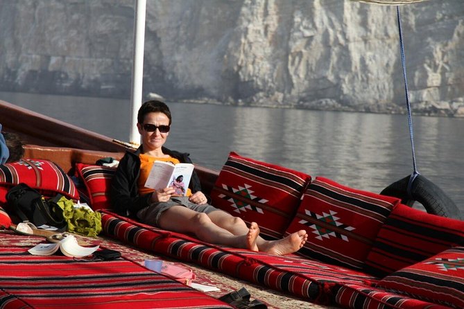 Musandam Khasab Full day dhow cruise with Lunch - Sailing into Khor Ash Sham from Khasab