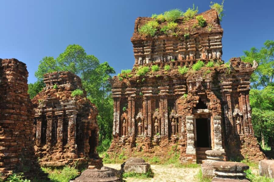My Son Sanctuary Morning Tour w Thu Bon River Cruise & Lunch - Walking Through the Former Cham Capital